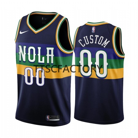 NBA Mænd Trøje New Orleans Pelicans Custom Nike 2022-23 City Edition Navy Swingman NBA Mænd Trøje New Orleans Pelicans Custom Nike 2022-23 City Edition Navy Swingman